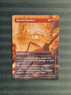 Spiteful Banditry Borderless M 0439 Lord Of The Rings LTR MTG NM - Image 1