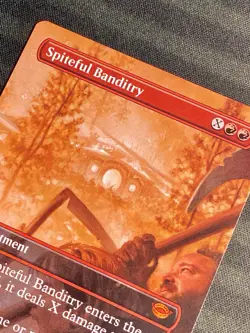 Spiteful Banditry Borderless M 0439 Lord Of The Rings LTR MTG NM - Image 4