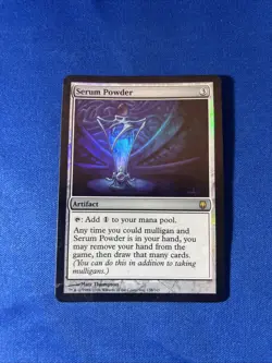 1x FOIL SERUM POWDER x1 LP Darksteel Original MtG Magic fast shipping - Image 1