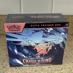 Pokemon Chaos Rising Elite Trainer Box Factory Sealed ETB- Small Tear - Image 1