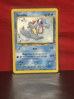 Totodile Pokemon Neo Genisis #80/111 LP - Image 1