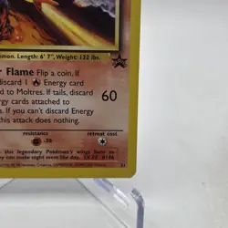 2000 Pokemon Moltres #21 Black Star Promo LP - Image 5
