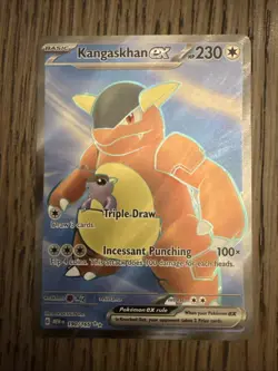 2023 Pokemon Mew 151 Kangaskhan Ex 190/165 Full Art Ultra Rare - Image 1