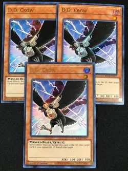 YUGIOH D.D. CROW BLCR-EN077 1ST ULTRA X3 (NM) - Image 1