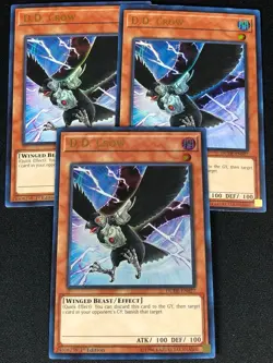 YUGIOH D.D. CROW DUDE-EN027 1ST ULTRA X3 (NM) - Image 1