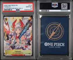 2025 ONE PIECE PROMOS ILLUSTRATION BOX VOL.2 #016 YAMATO PSA 10 - Image 3