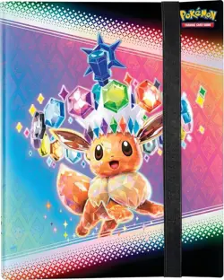 Pokemon Prismatic Evolutions Folder Binder Folio Pokemon Cards TCG Eevee - Image 1