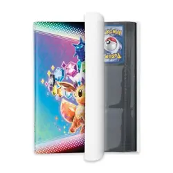 Pokemon Prismatic Evolutions Folder Binder Folio Pokemon Cards TCG Eevee - Image 2