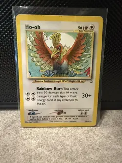 Ho-oh 18/64 Rare Neo Revelation Pokemon Unlimited LP - Image 1