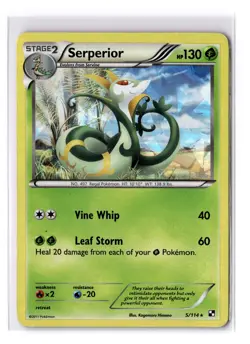 Serperior (Cracked Ice Holo) - 005/114 Deck Exclusives Holo Rare - LP - POKEMON - Image 1