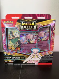 Pokemon TCG Mega Battle Deck Mega Diancie EX MELOETTA IR PROMO NEW - Image 1