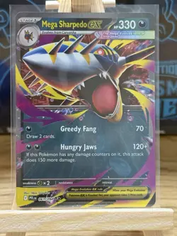 Pokemon TCG Mega Sharpedo EX 061/094 Phantasmal Flames Pack Fresh - Image 1