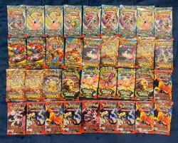 36 Pokemon Booster Packs sealed variety Random Art - Image 1