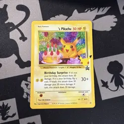 Pokemon TCG - Birthday Pikachu 25th Anniversary Celebrations 24/25 NM/M - Image 1