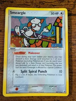 Pokemon Smeargle 48/115 Unseen Forces Reverse Holo Stamped - Image 1