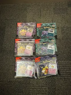6x Paldean Fates Tech Sticker Collection Pokemon TCG Factory Sealed - Image 3