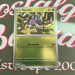 Pokemon TCG Phantasmal Flames 009/094 Nymble Reverse Holo Common Yuka Morii Mint - Image 1