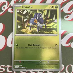 Pokemon TCG Phantasmal Flames 009/094 Nymble Reverse Holo Common Yuka Morii Mint - Image 2