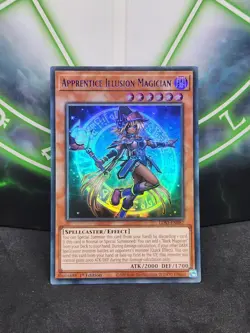 Yugioh Apprentice Illusion Magician LDS3-EN087 Blue Ultra Rare 1st Edition NM - Image 1