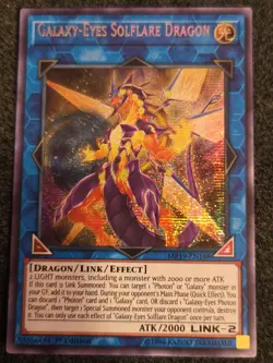 Yu-Gi-Oh! Galaxy-Eyes Solflare Dragon MP19-EN188 Secret Rare 1st Edition!!! - Image 1