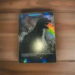 Godzilla Card Game - Godzilla (2002) GOLD (SP) - Resonance of Rivals 1st Edition - Image 3