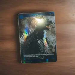 Godzilla Card Game - Godzilla (2002) GOLD (SP) - Resonance of Rivals 1st Edition - Image 4