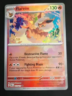 Flareon Pokeball 013/131 Prismatic Evolutions Pokemon Card NM/M - Image 1