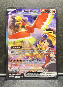 Pokemon TCG Ethan's Ho-Oh EX Sir 230/182 Destined Rivals NM - Image 1