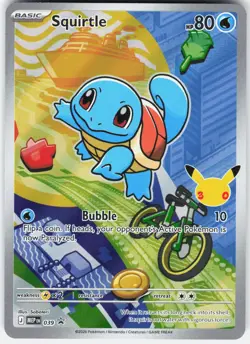 Pokemon Squirtle 039 Holo Promo ME: Mega Evolution Promo Pokemon Near Mint A - Image 1