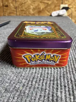 Topps TV Animation Nintendo Edition Pokemon 1999 Bulbasaur Collectible Card Tin - Image 4