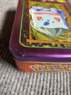 Topps TV Animation Nintendo Edition Pokemon 1999 Bulbasaur Collectible Card Tin - Image 5
