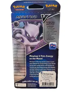 RARE - (SEALED) Pokemon TCG - Mewtwo V Battle Deck (Full Art) Sword and Shield - Image 2
