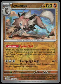 Lycanroc 085/159 Rare Journey Together Pokemon Reverse Holo Near Mint - Image 1
