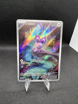 Pokemon Noibat 169/159 Sv09: Journey Together Illustration Rare Holo 60 HP 2025 - Image 1