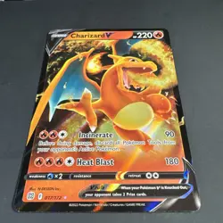 Pokemon TCG Charizard V 017/172 Swsh09: Brilliant Stars Ultra Rare Full Art Holo - Image 2