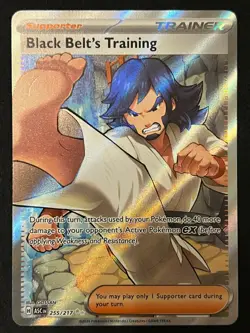 Pokemon TCG Black Belt's Training 255/217 Ultra Rare - Ascended Heroes - Fresh ✅ - Image 1