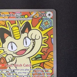 Meowth Ex 121/088 Special Illustration Rare Perfect Order Pokemon TCG English - Image 4