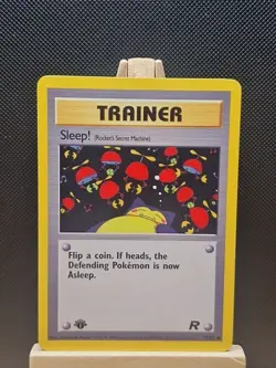 Pokemon 2000 WOTC Team Rocket 1st Edition Sleep! 79/82 - Near Mint - Image 1