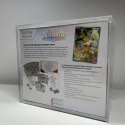 Prismatic Evolutions Pokemon Center Elite Trainer Box ETB -Sealed + Acrylic Case - Image 2