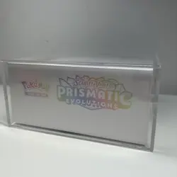Prismatic Evolutions Pokemon Center Elite Trainer Box ETB -Sealed + Acrylic Case - Image 5