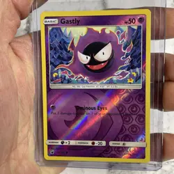 Gastly 36/111 Common Crimson Invasion Pokemon Reverse Holo NM Near Mint Pokemon - Image 2