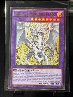 Albion the Sanctifire Dragon MZMU-EN101 Ultra Rare 1st Ed NM Yu-Gi-Oh! - Image 1