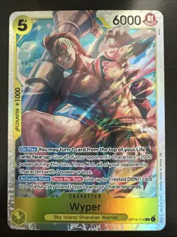 One Piece TCG Wyper OP15-114 Adventure On Kami’s Island Super Rare NM English - Image 1