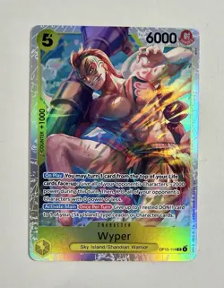 One Piece CCG Wyper OP15-114 Holo Character 6000 Power 5 Cost - Image 1