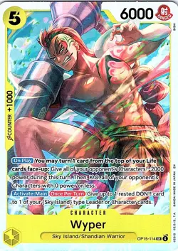 Wyper OP15-114 Super Rare Adventure on Kami's Island One Piece Near Mint - Image 2
