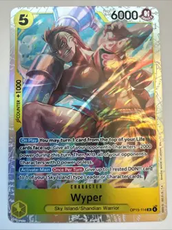 Wyper OP15-114 SR Adventure On Kami's Island One Piece TCG English NM - Image 1