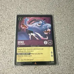 Disney Lorcana TCG Genie - Wish Fulfilled 53/204 English Amethyst Rare Evasive - Image 2