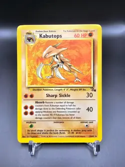 EX - Kabutops - 24/62 - Fossil - Pokemon Card - Image 1