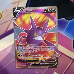 Crobat V 182/189 Darkness Ablaze Ultra Rare Full Art Pokemon Card - Image 1