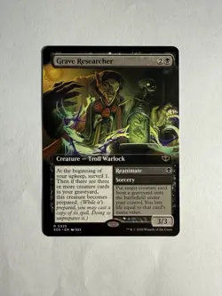 Grave Researcher (Extended Art) Secrets of Strixhaven Regular - Image 1